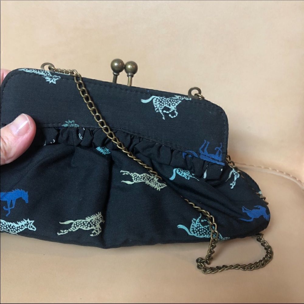 Gap vintage tiny horse print purse